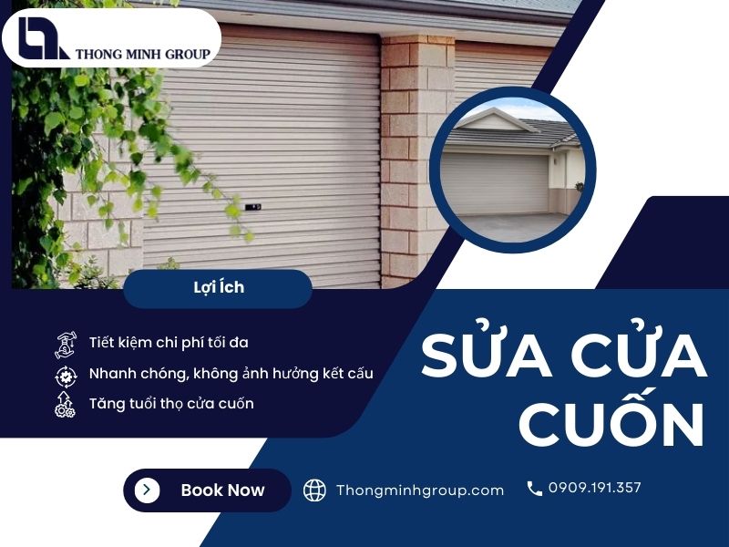 Sửa cửa cuốn hết điện
